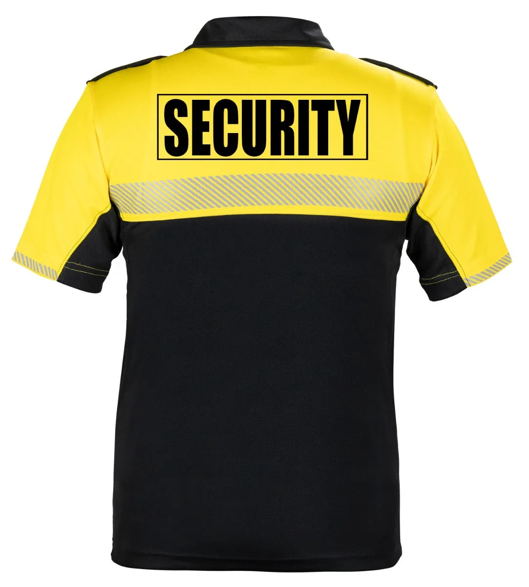 100% Polyester Jersey Knit Two Tone Security Bike Patrol Polo Shirts