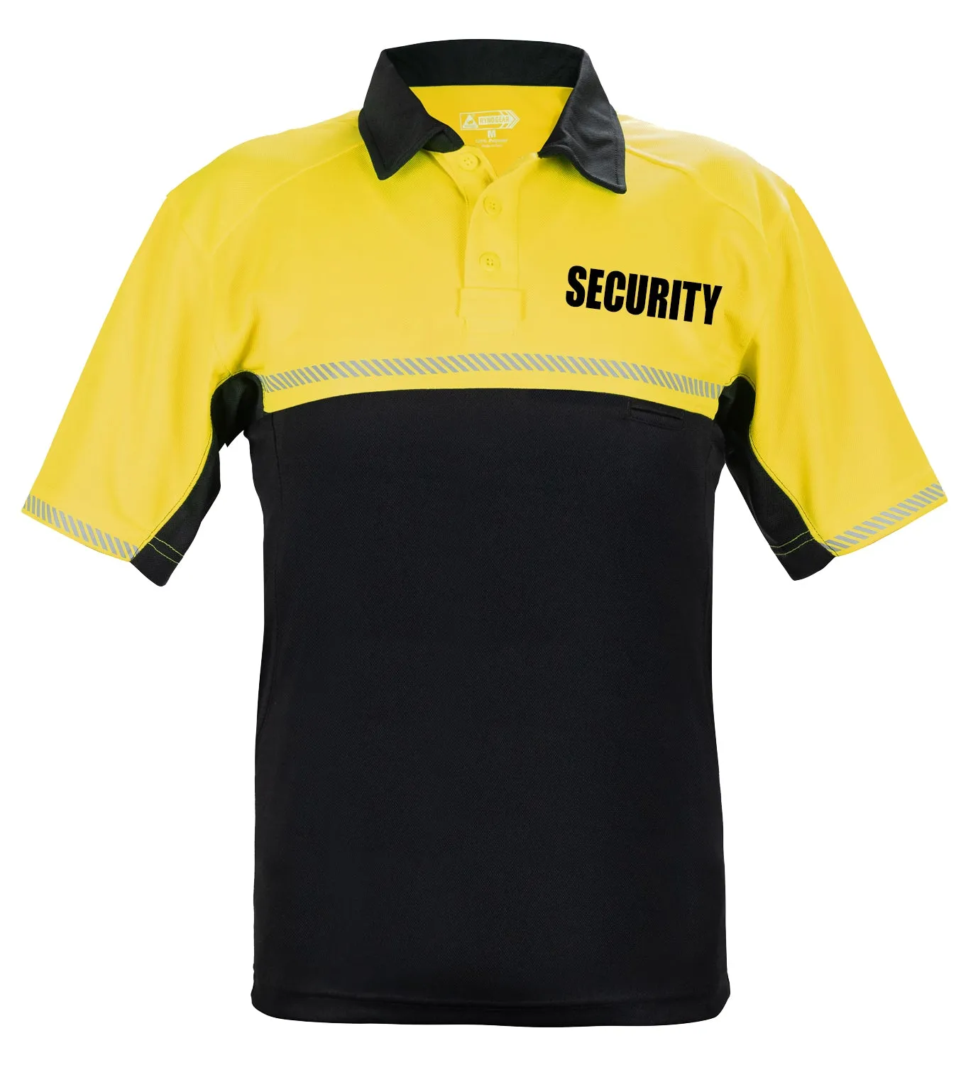 100% Polyester Jersey Knit Two Tone Security Bike Patrol Polo Shirts