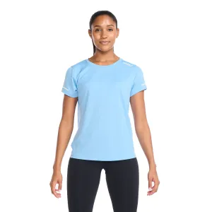 2XU Aero Tee Womens | Mirage/White Reflective