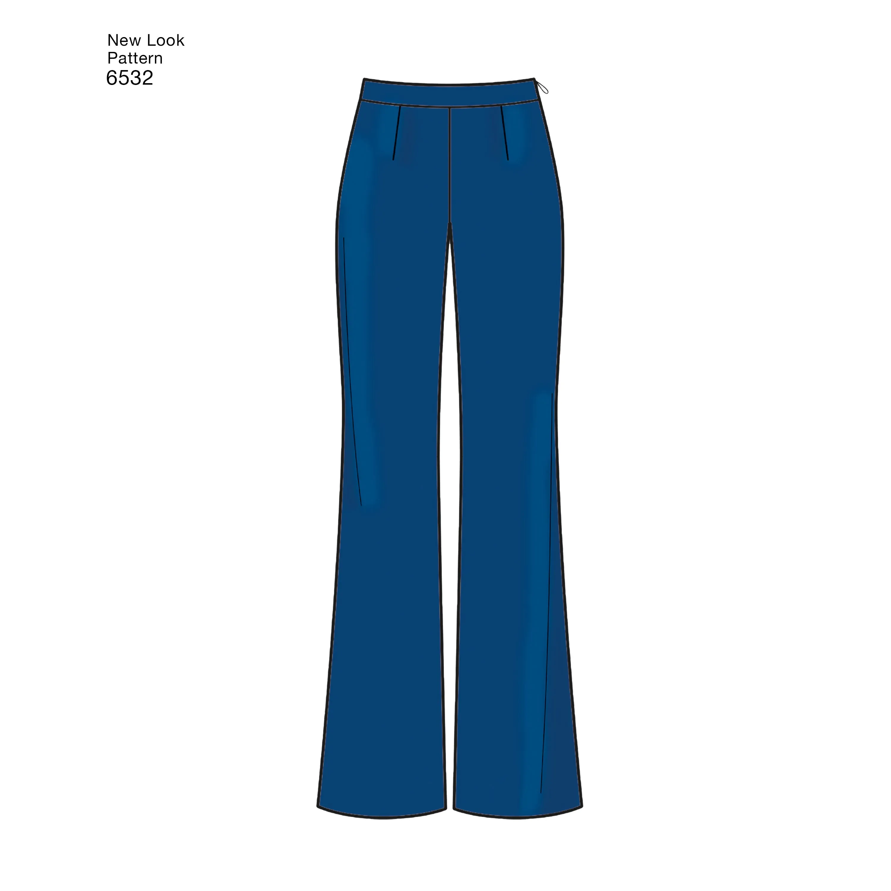 6532 New Look Pattern 6532 Women's trousers, Top and Jacket