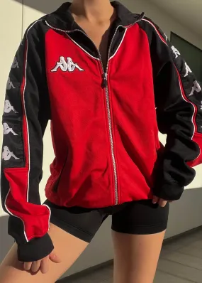 90's Red & Black Kappa Jacket (L)