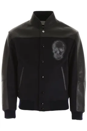 Alexander McQueen Skull Detail Bomber Jacket