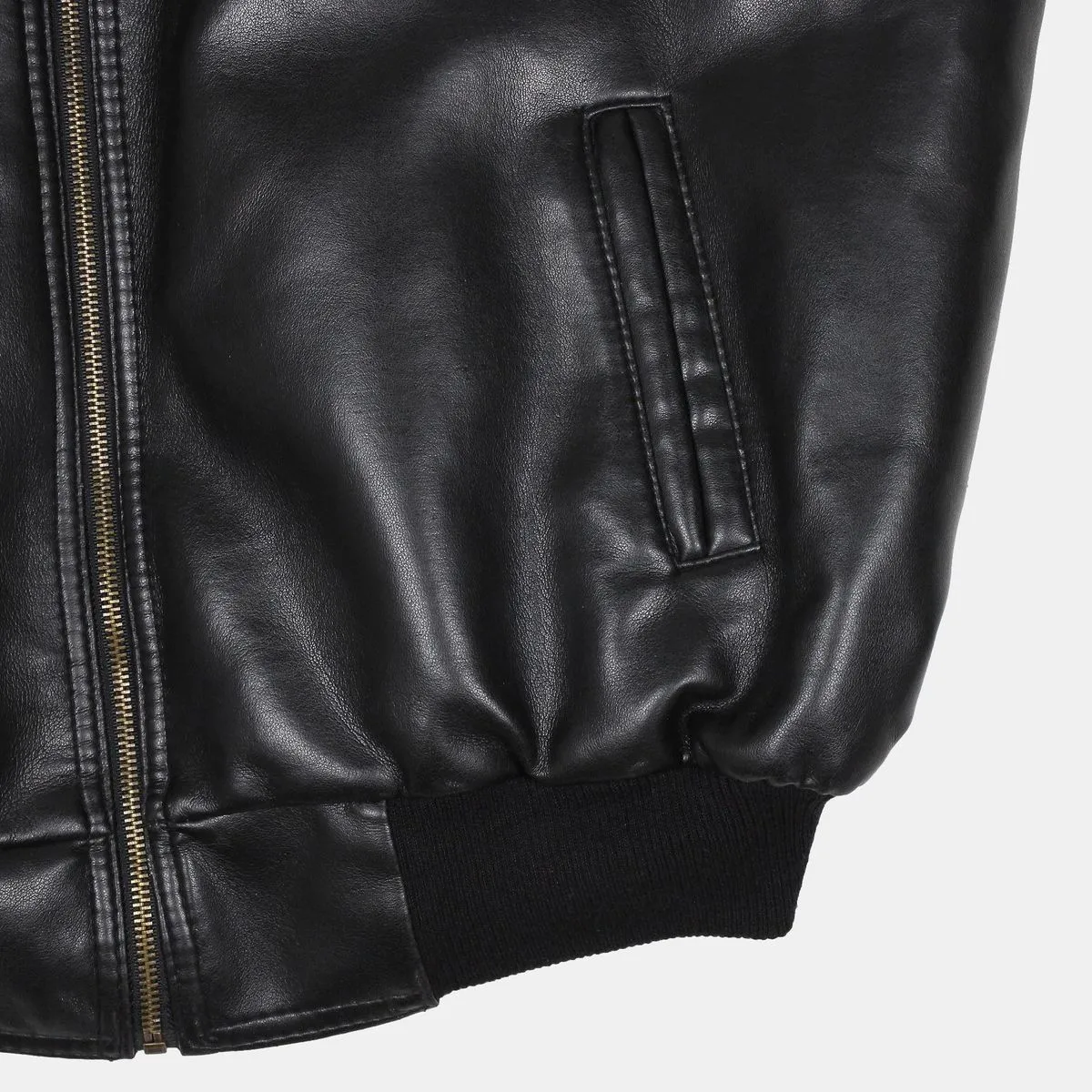 Alta Moda Leather Bomber Jacket