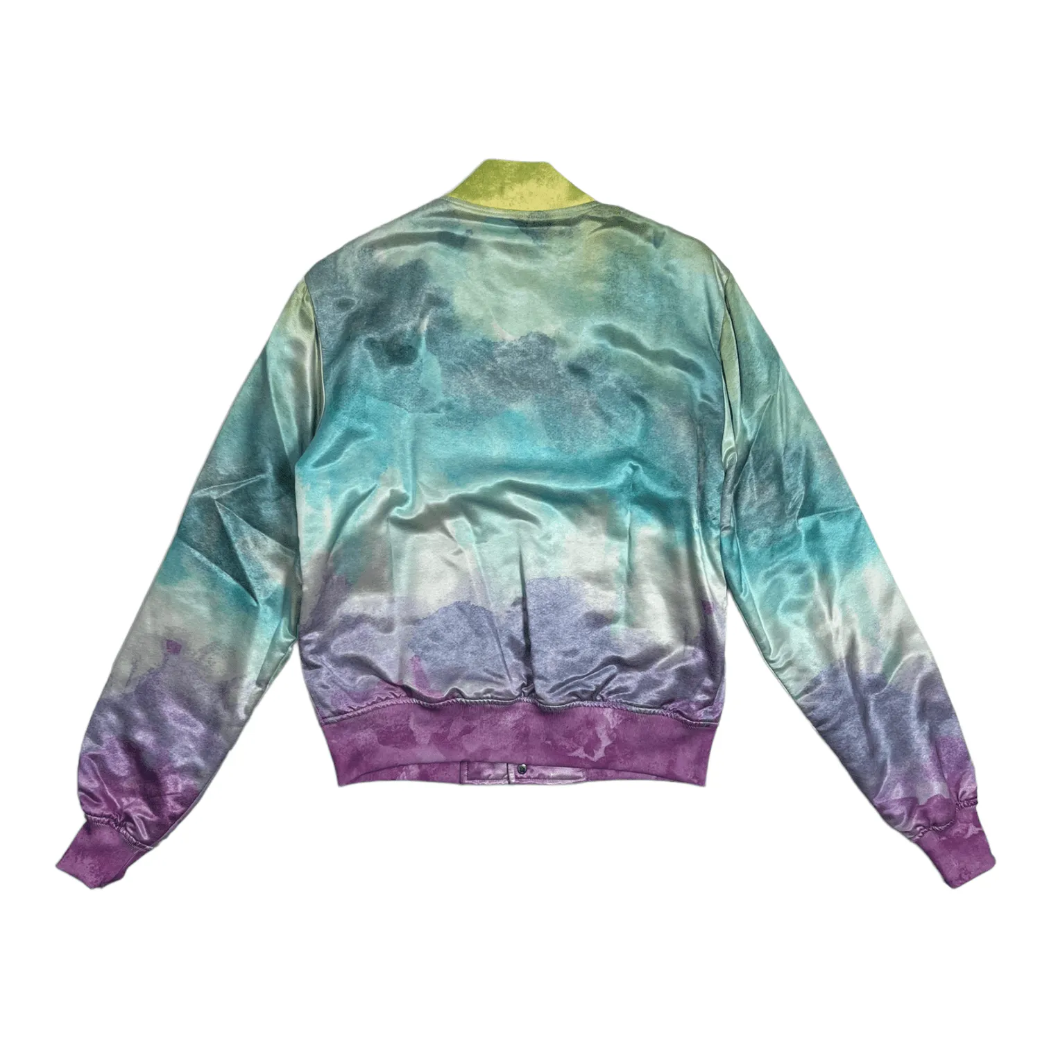 Amiri Watercolor Print Bomber Jacket Multi