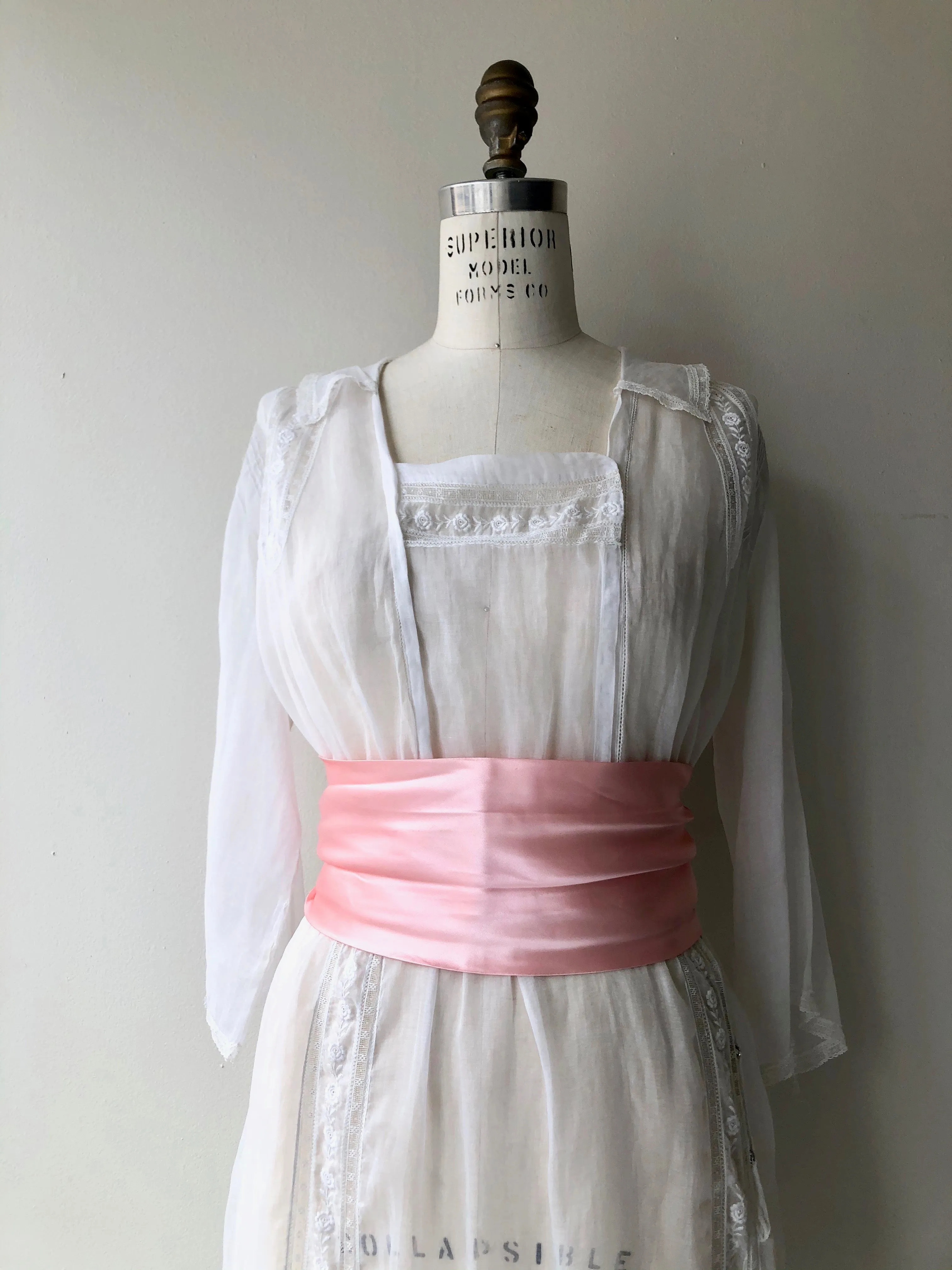 Antique Edwardian Cotton Voile Dress