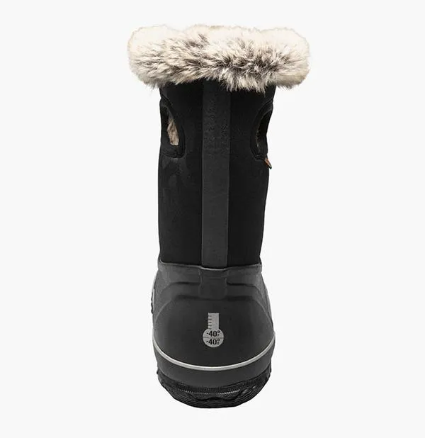 Arcata Knit Kid's Snow Boots - Black Tonal