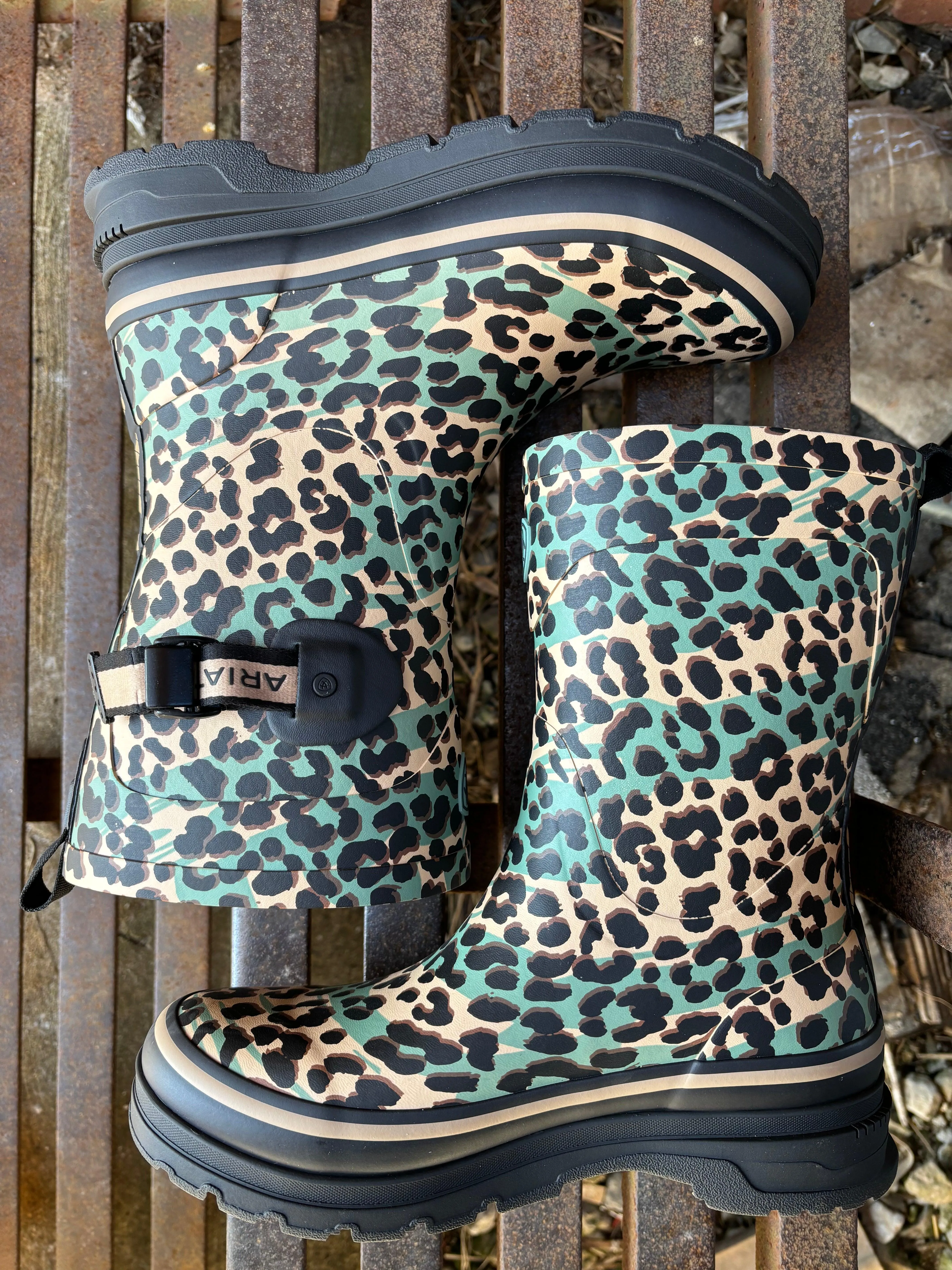 Ariat Insulated Leopard Camo Kelmarsh Mid Rubber Boots 10050930