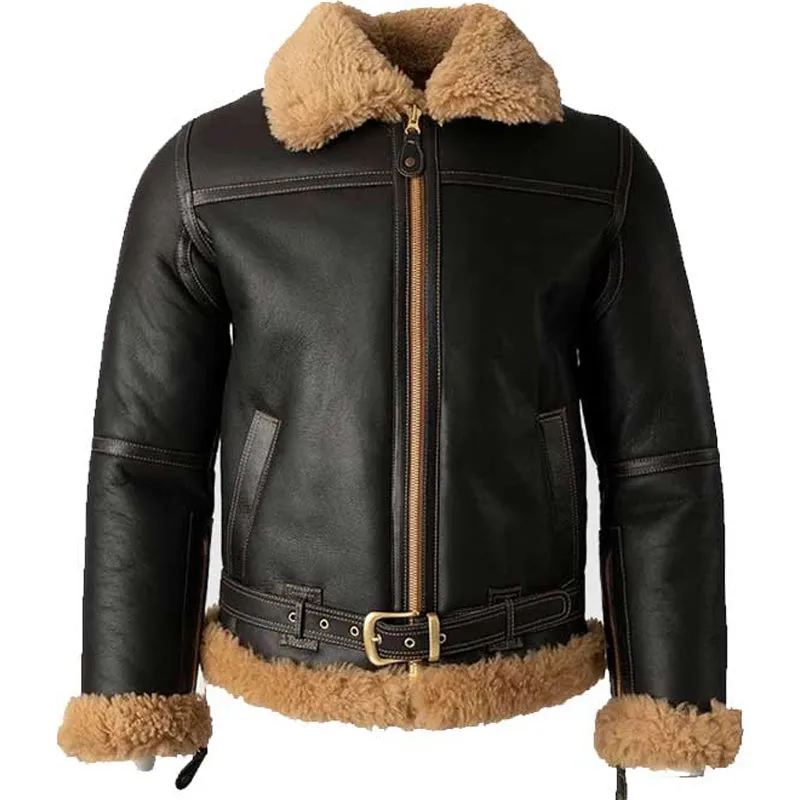 B3 Bomber Battle Shearling Jacket