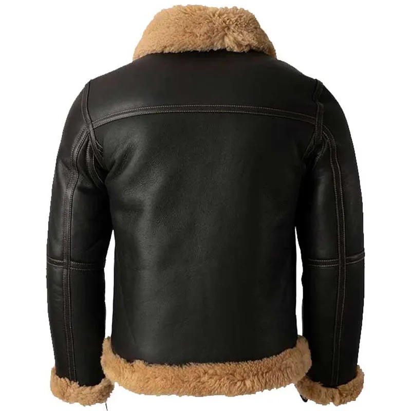 B3 Bomber Battle Shearling Jacket