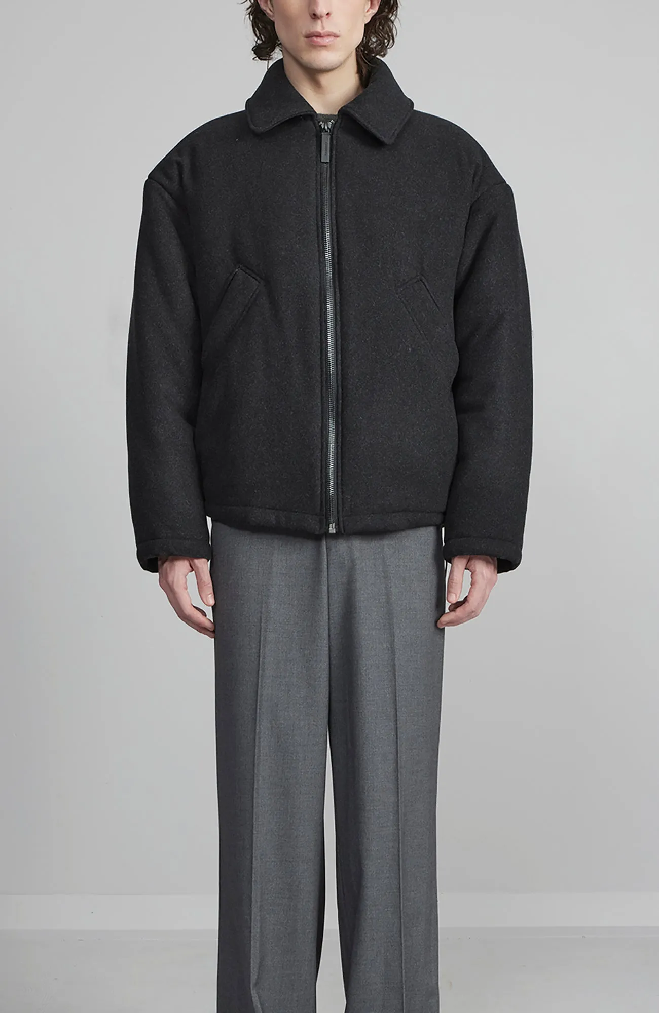 BARTON III WOOL BOMBER JACKET