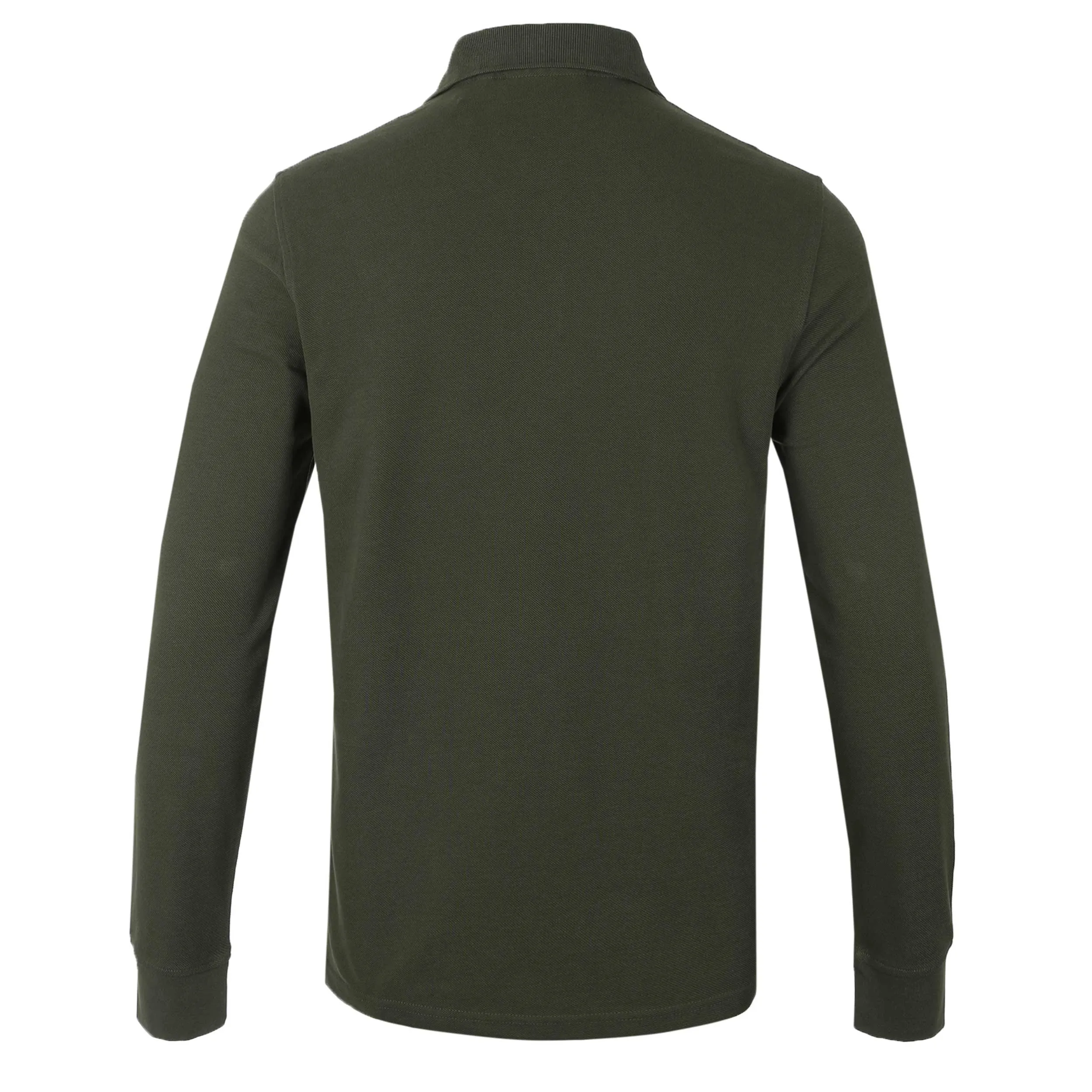 Belstaff Long Sleeve Polo Shirt in Tile Green