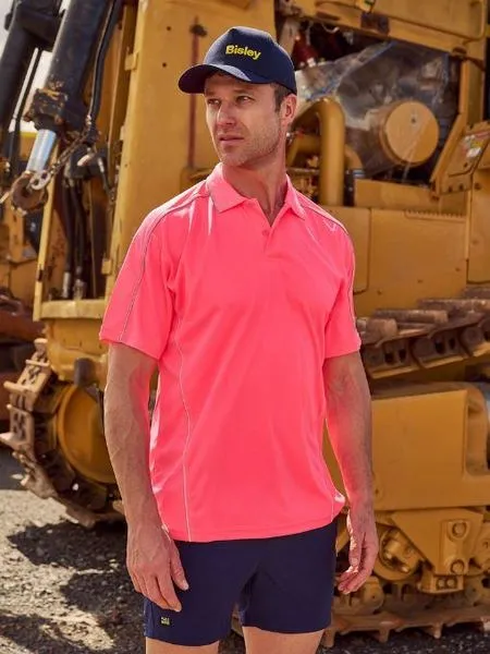 Bisley Cool Mesh Polo With Reflective Piping (BK1425)