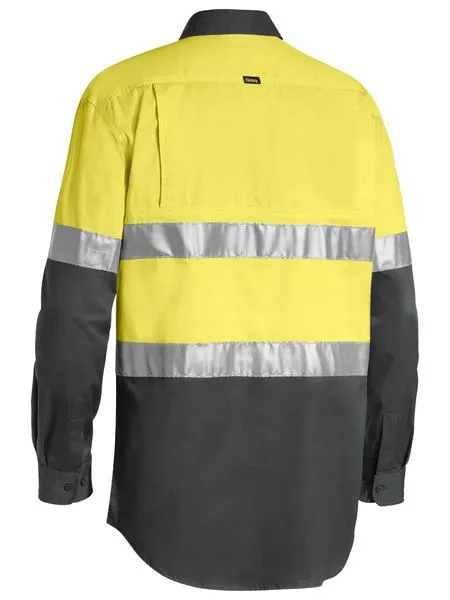 Bisley Men's 3M Taped Cool Hi Vis Light Weight Shirt (BS6696T)