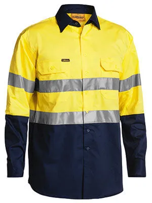 Bisley Men's 3M Taped Cool Hi Vis Light Weight Shirt (BS6696T)