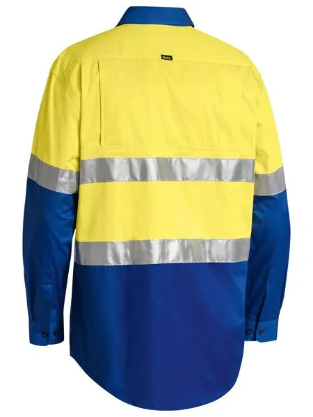 Bisley Men's 3M Taped Cool Hi Vis Light Weight Shirt (BS6696T)