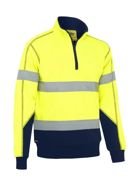 Bisley Taped Hi Vis Fleece Pullover With Sherpa Lining (BK6987T)