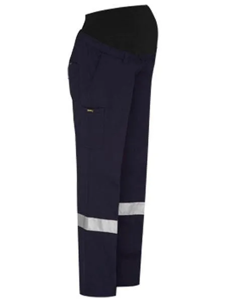 Bisley Women's 3m Taped Maternity Drill Work Pant BPLM6009T