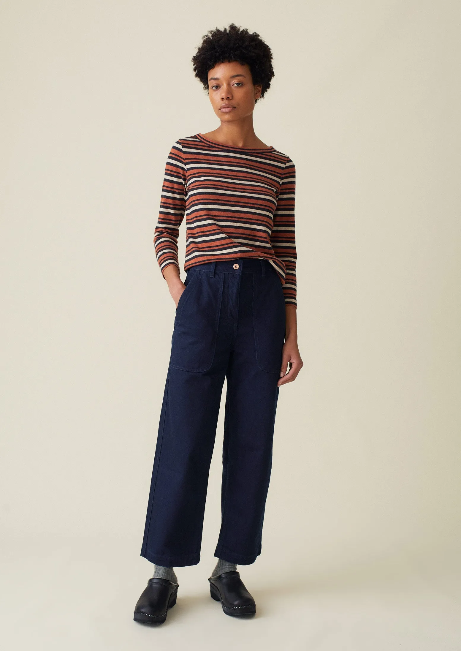 Blackhorse Lane Long Crop Jeans | Indigo