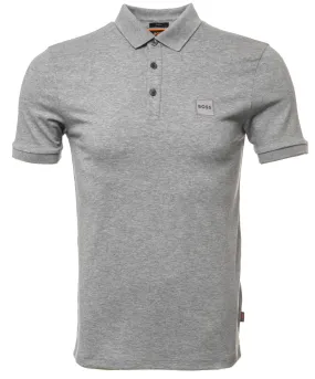 BOSS Passenger Polo Shirt in Grey Marl