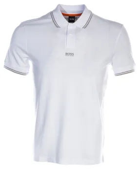 BOSS PChup Polo Shirt in White