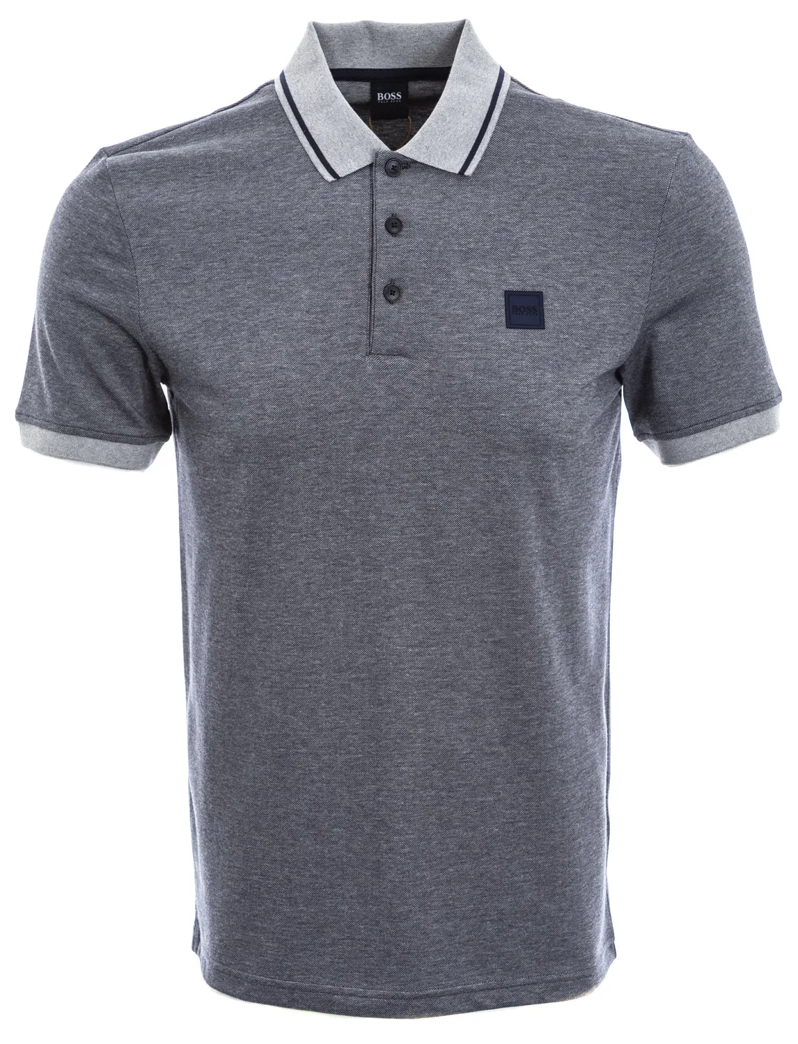 BOSS Pedrive Polo Shirt in Navy Marl