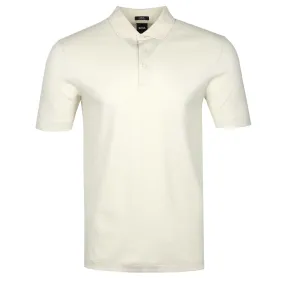 BOSS Pitton 31 Polo Shirt in Cream