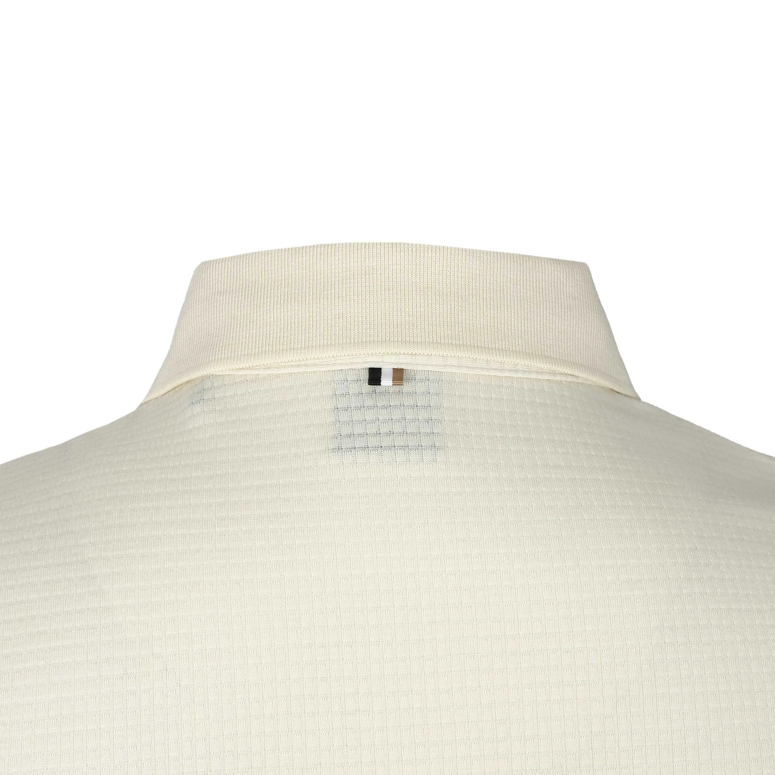 BOSS Pitton 31 Polo Shirt in Cream