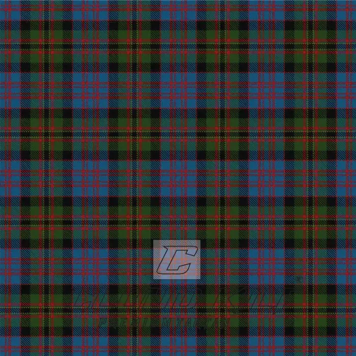 Bowie Black Premium Tartan Kilt