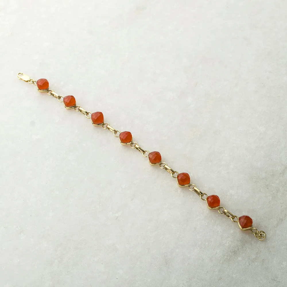 Brigid,Carnelian Bracelet