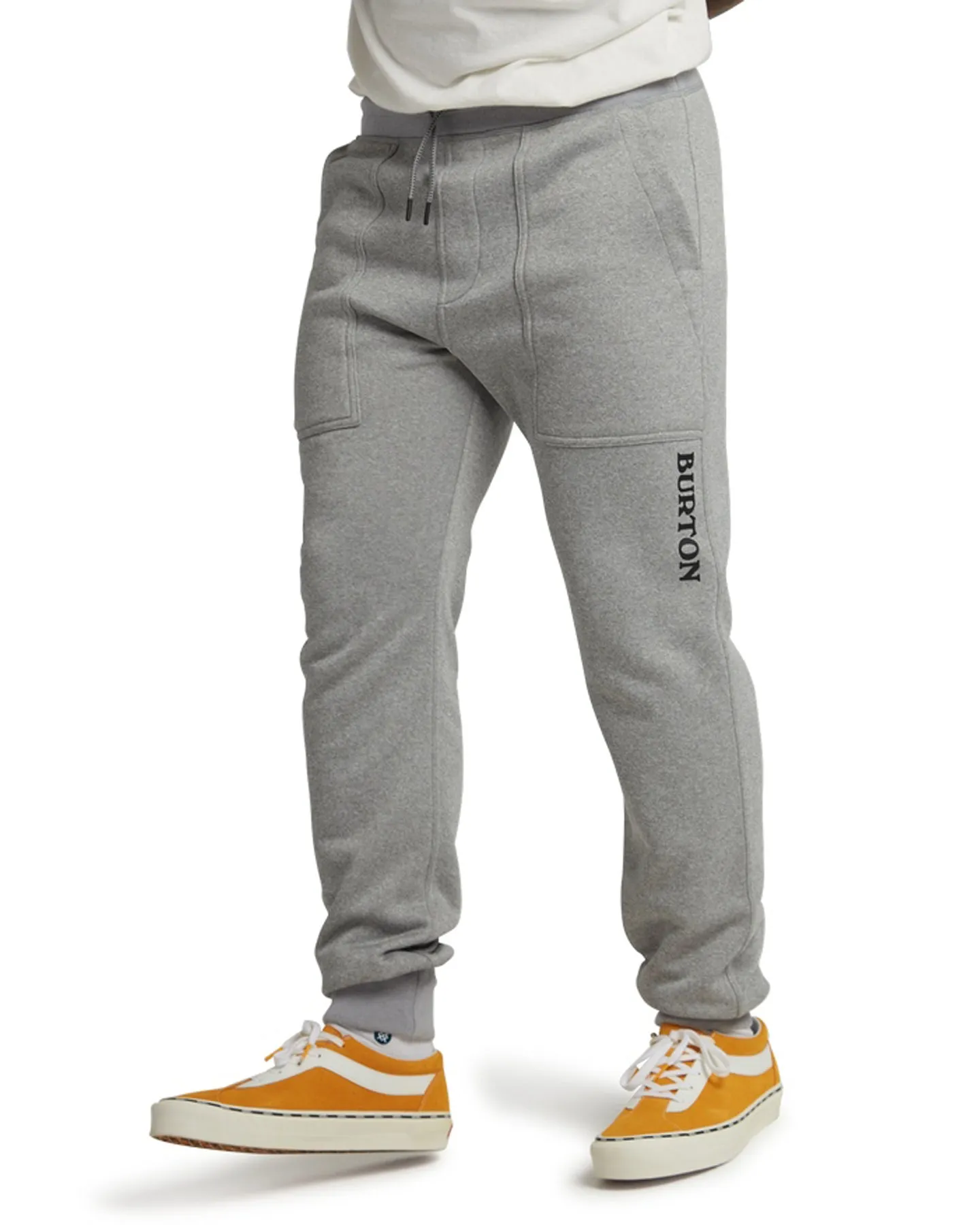 Burton Men's Oak Fleece Pants - Gray Heather