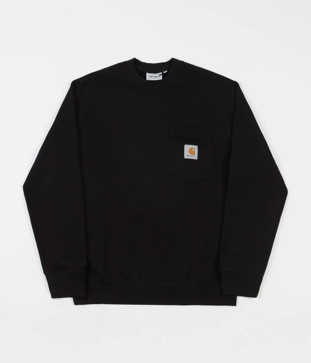 Carhartt Pocket Crewneck Sweatshirt - Black