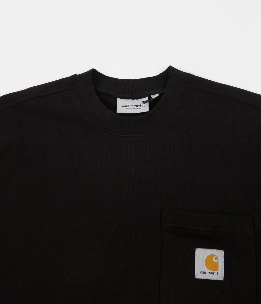 Carhartt Pocket Crewneck Sweatshirt - Black