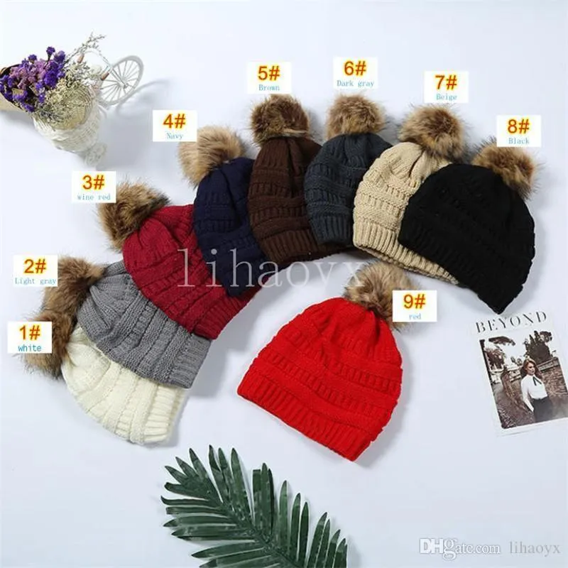 CC Skullies fashion knit toboggan hat