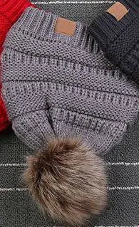 CC Skullies fashion knit toboggan hat