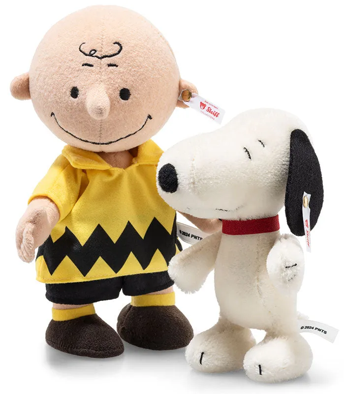 Charlie Brown & Snoopy set by Steiff - 21cm & 15cm