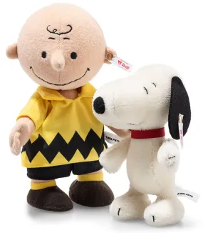 Charlie Brown & Snoopy set by Steiff - 21cm & 15cm