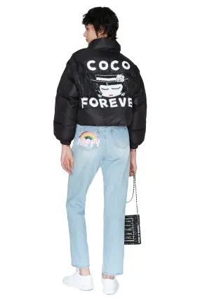 Coco Forever Cropped Duvet Jacket