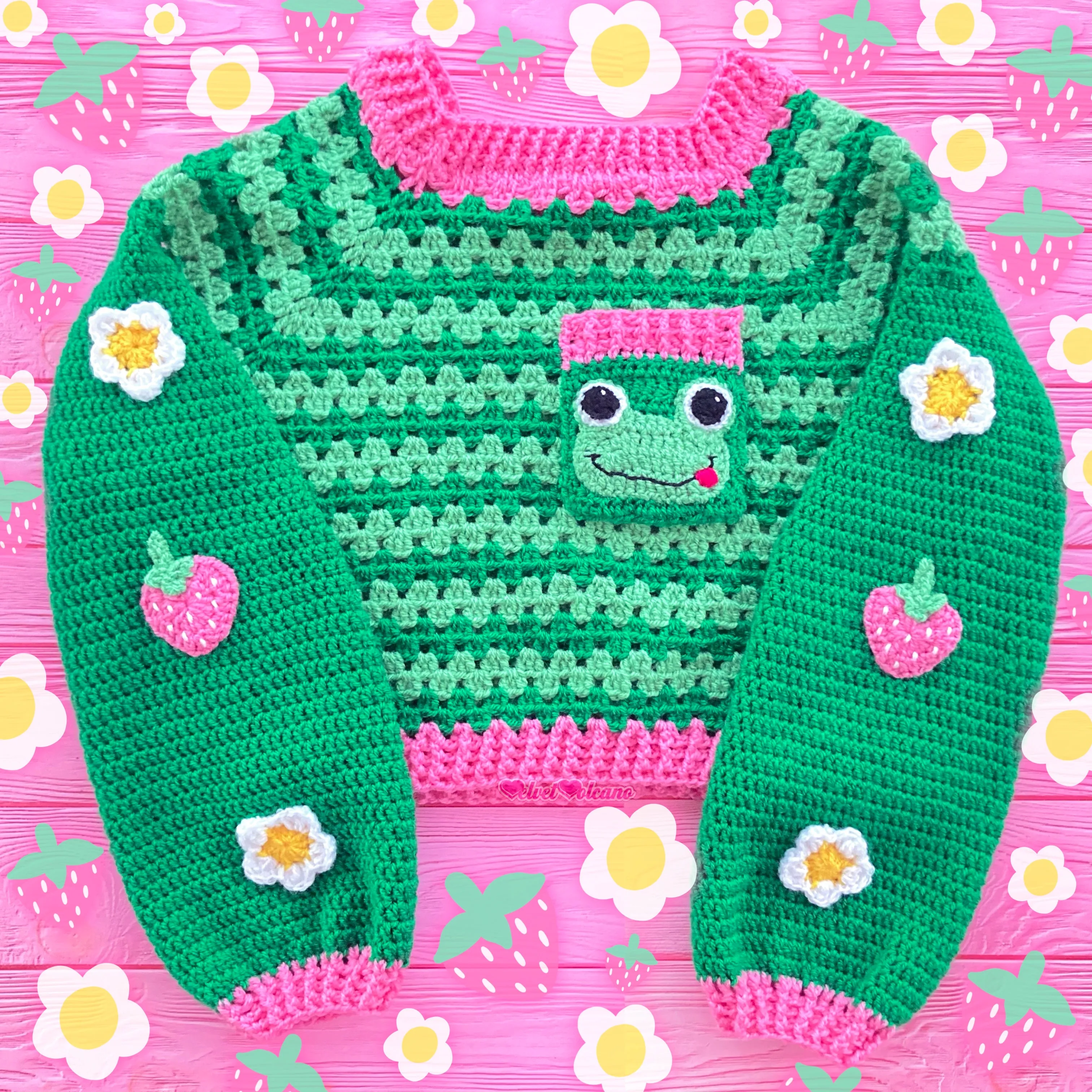 Cropped Froggy Jumper / Sweater