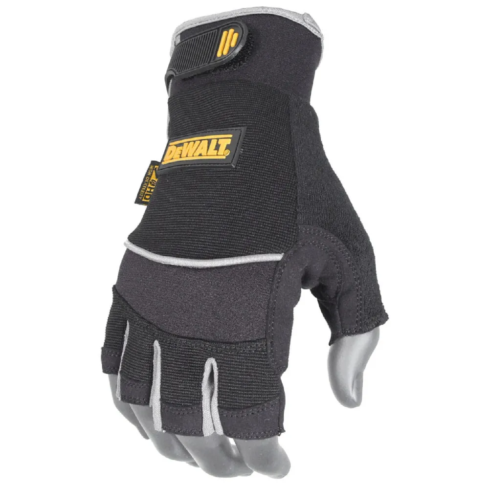 DeWALT (DPG230XL) Technicians Fingerless Synthetic Leather Glove, X-Large