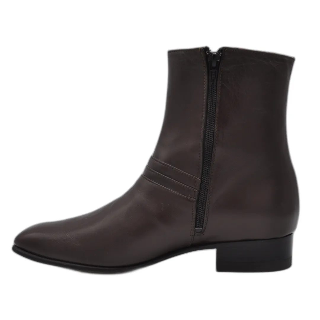 Dress Boot Goatskin Brown Style (5063)