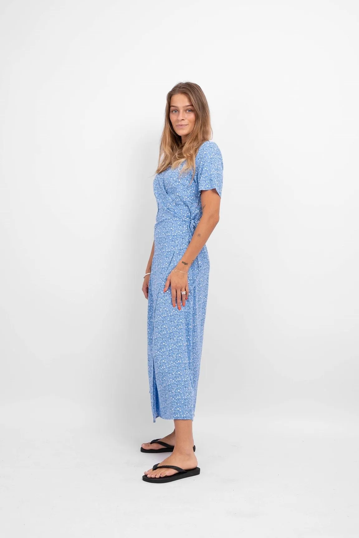 Ema Elise Wrap Dress - Marina