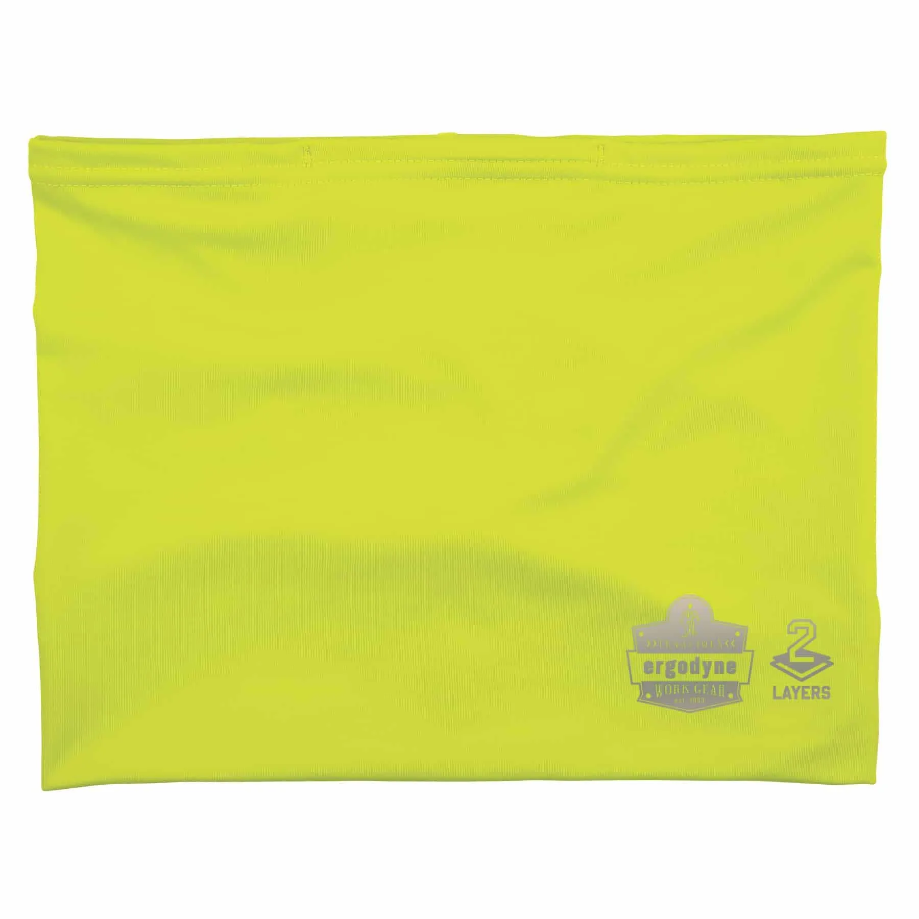 Ergodyne 42144 6489 S/M Hi-Vis Lime 2-Layer Cooling Multi-Band - Performance Knit