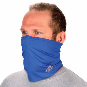 Ergodyne 42148 6489 S/M Blue 2-Layer Cooling Multi-Band - Performance Knit