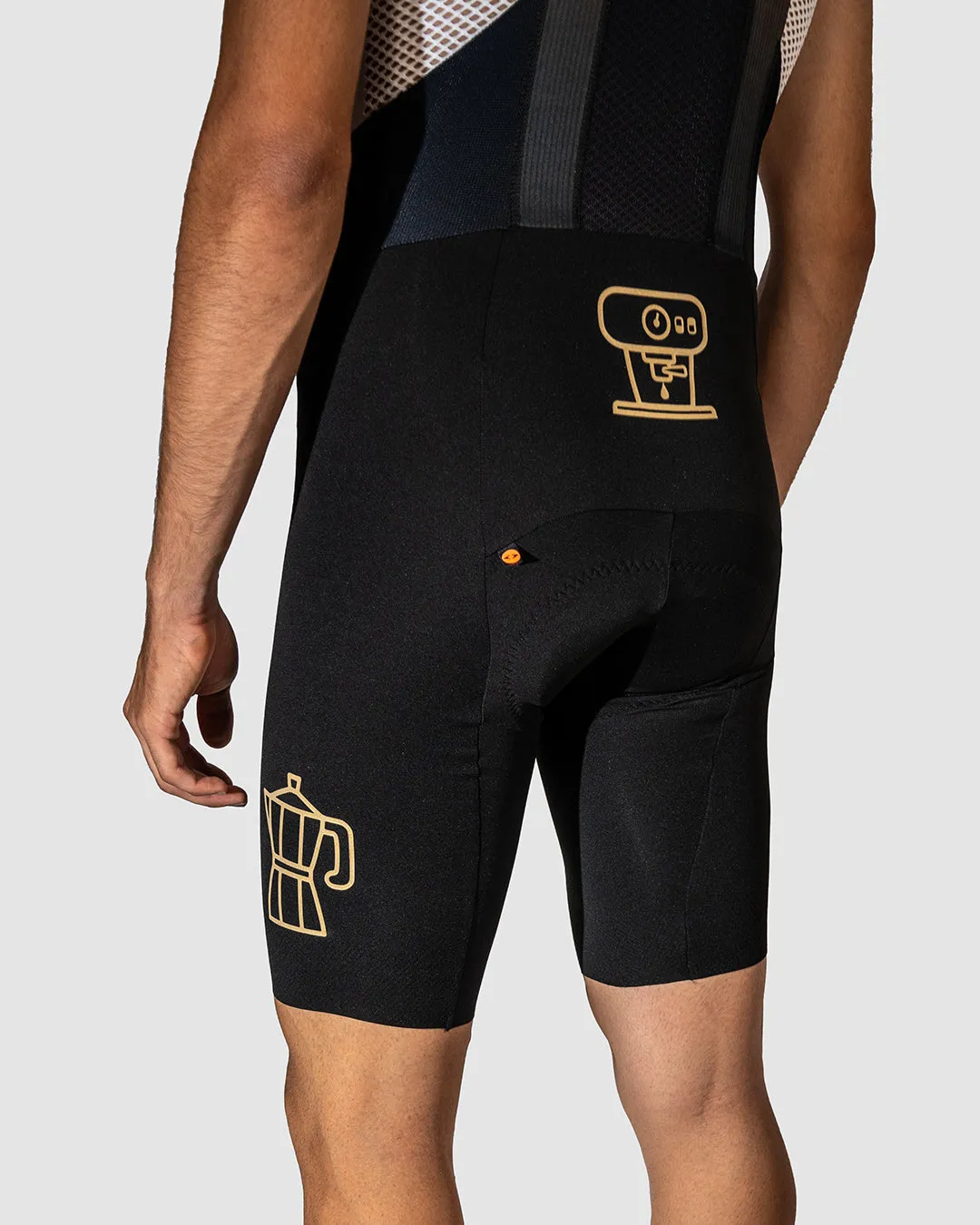 Espresso Seamless Bibs