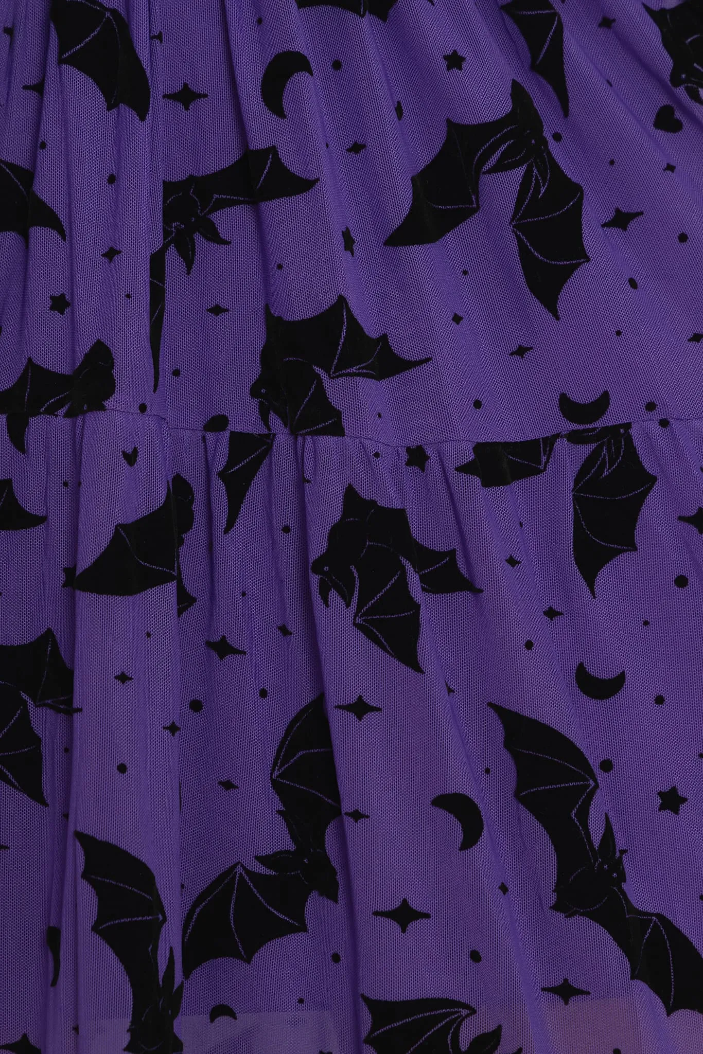 Flock Of Bats Purple Wrap Midaxi Dress