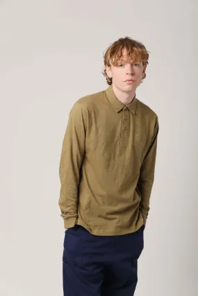 GENESIS - Organic Cotton Polo Top Moss Green