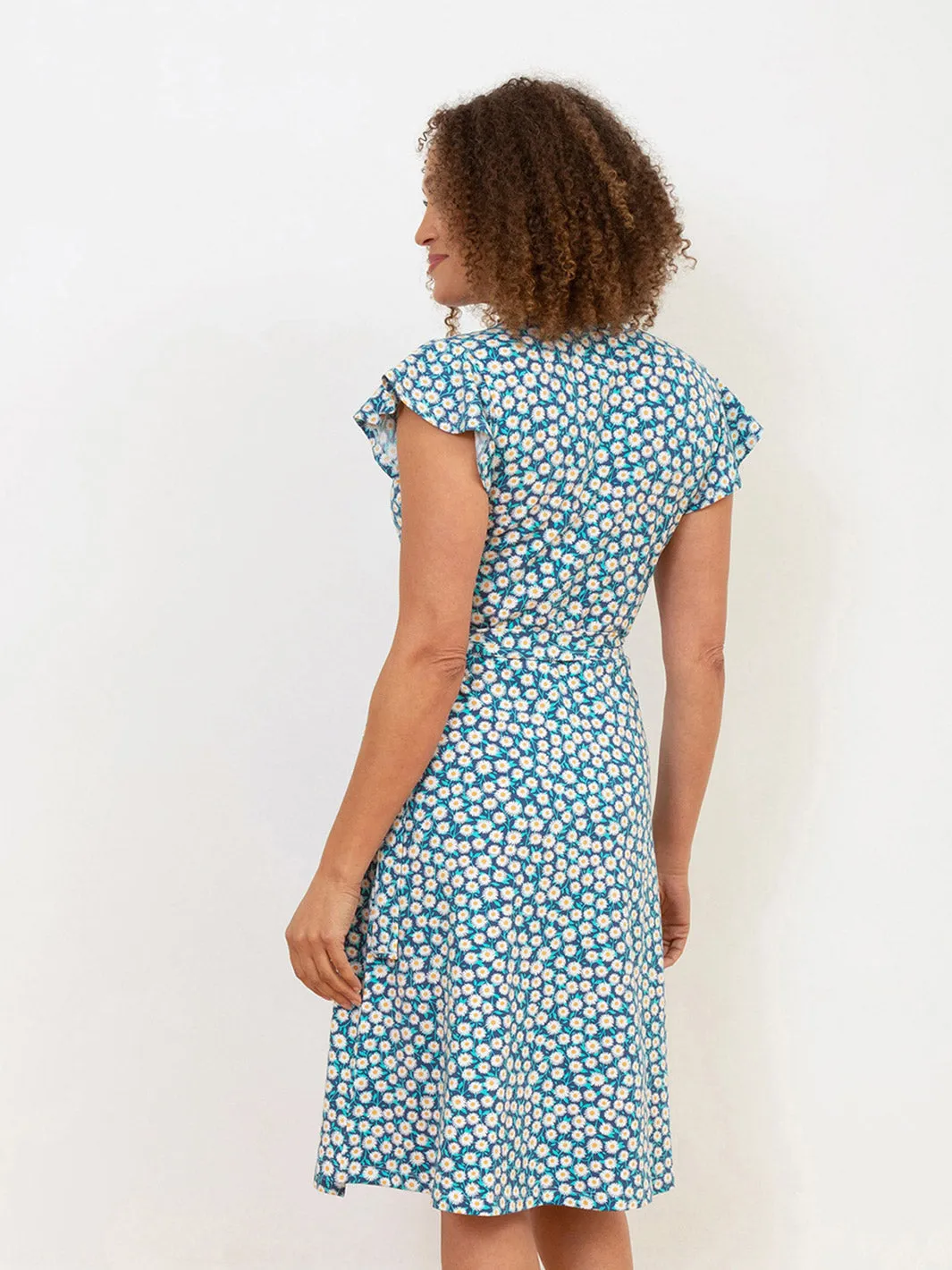 Highcliffe jersey wrap dress daisy fields