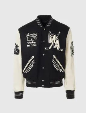 HOCKEY VARSITY BOMBER JACKET