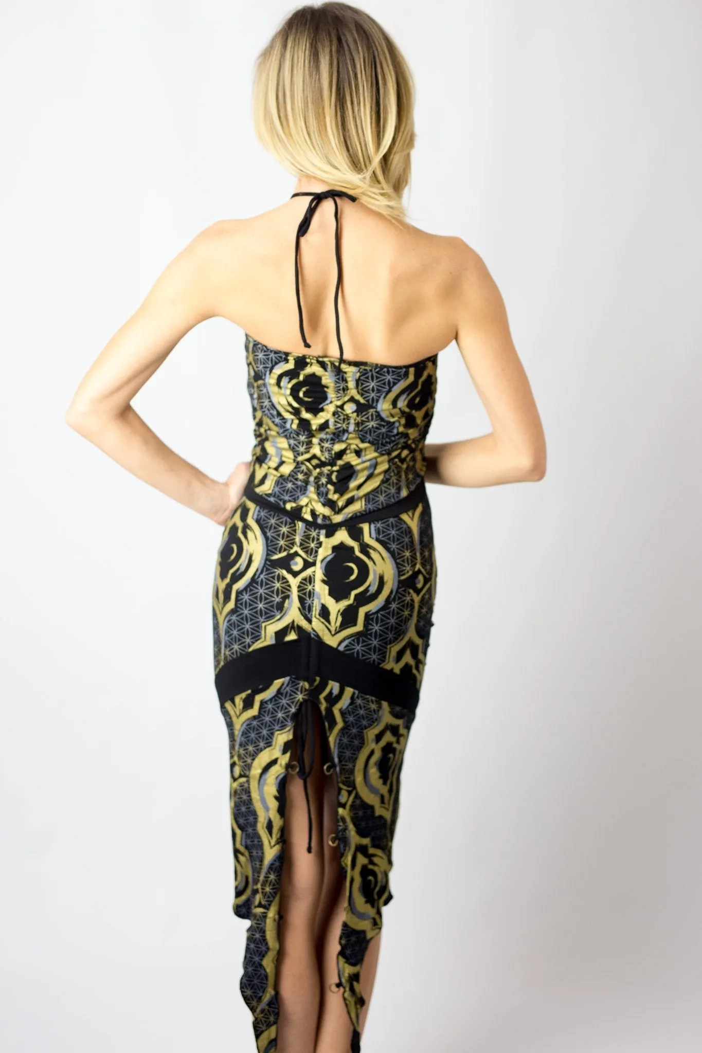 Infiniti Wrap Dress (illuminate Print)