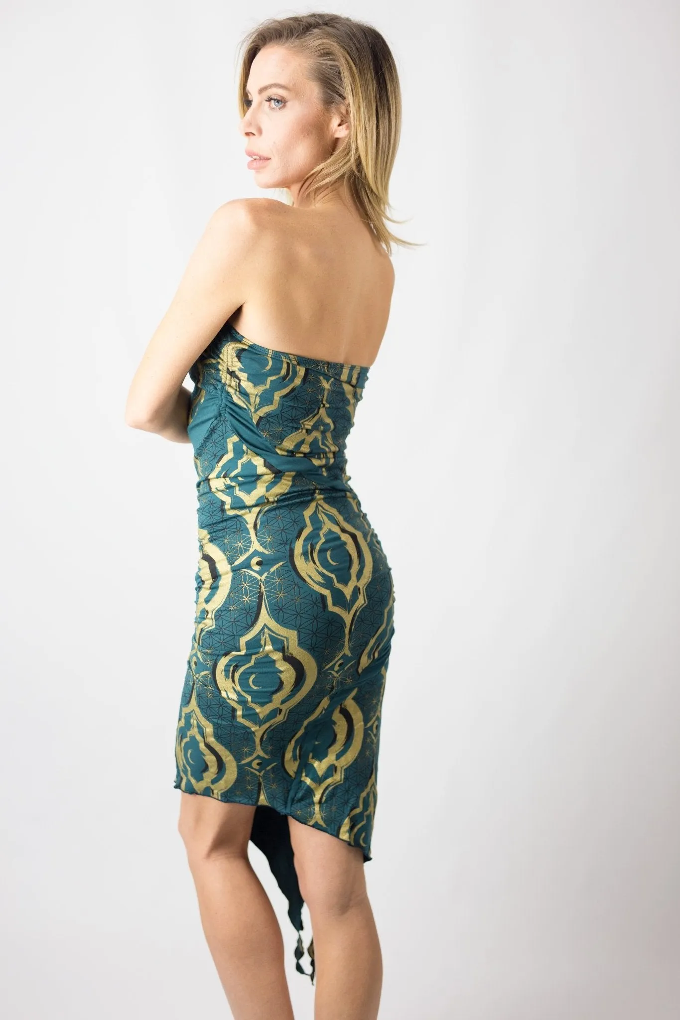 Infiniti Wrap Dress (illuminate Print)